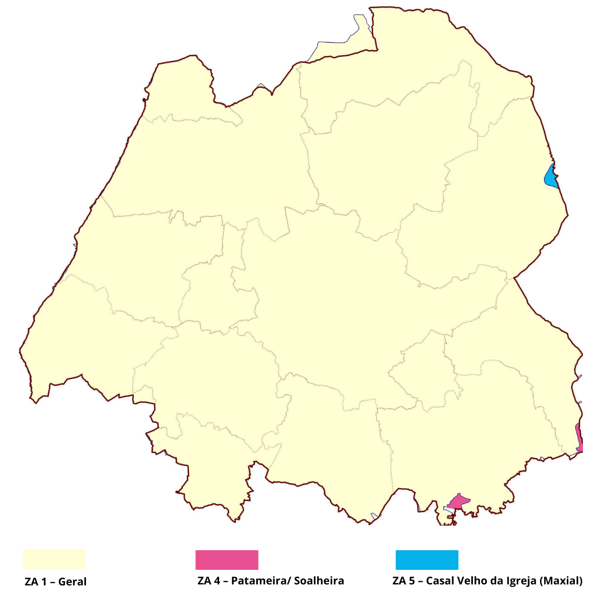 Zonas de Abastecimento de &aacute;gua Concelho Torres Vedras